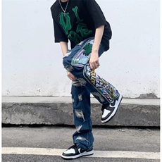 美式牛仔裤男款秋季长裤潮NB42P80，男装牛仔裤，星座1116-2