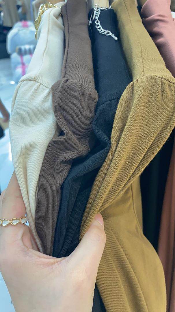 高品质泡泡袖半高领打底衫，其它，Balance Studio