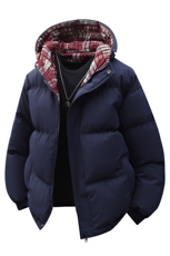 支持二开冬装加棉加厚面包服连帽棉服大码棉衣外套男女M812-P70，男装棉衣，电商A441