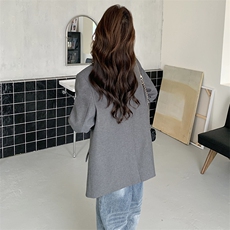炸街减龄西装外套女2025春季新款英伦风宽松显瘦休闲小西服上衣潮，女装西装，浙宝069