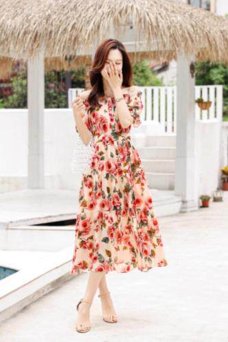 夏季连衣裙，女装连衣裙，千娜利