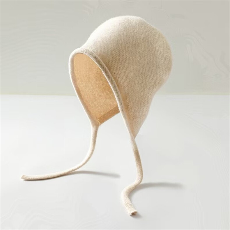 休闲时尚百搭通勤简约休闲卷边护耳帽，帽子，胜酷羊绒