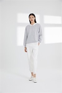 现货、春季新款、带帽拼接卫衣图片