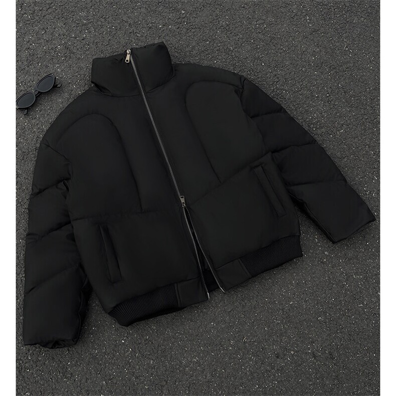 （现货）A421-MY421 PU皮解构短款加厚面包服 P115158图片
