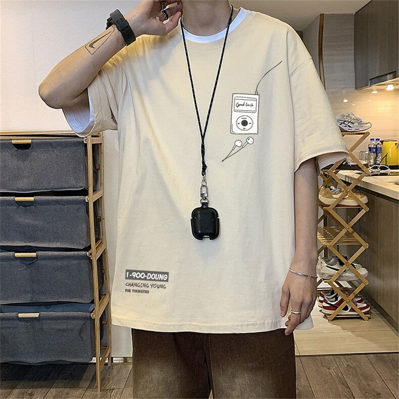 230g重磅纯棉!夏季短袖t恤男半袖男DSA028-MDT21L125-P25,男装T恤,电商A028