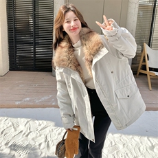 新款！毛毛保暖工装休闲派克服外套2C133-8996-P255-K378，女装派克服，2C133