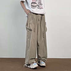 2025夏季日系复古宽松工装裤美式百搭直筒休闲裤现货K8055-P40，男装工装外套，星座512-3