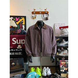 美式工装夹克水洗帆布翻领外套男 xh90-特p80图片