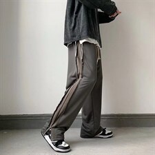 男春秋季高街中性风开叉裤K101P30,男装休闲裤,星座1116-2