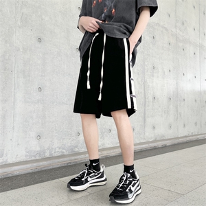 主推！2023休闲短裤休闲宽松撞色五分裤313A-1-NK104-P45 控58图片