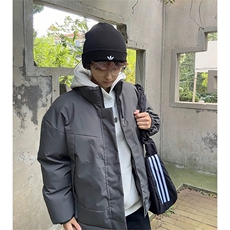 现货美式高街休闲夹克冬季立领纯色三防户外工装加厚棉服外套，男装夹克，电商A443