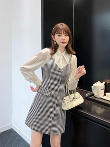 【现货】秋装新款气质韩版淑女套裙,其它,水锦红