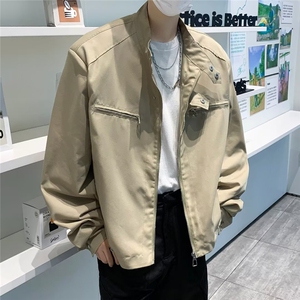 春季新品高级感小众纯色休闲百搭夹克外套-JK822图片
