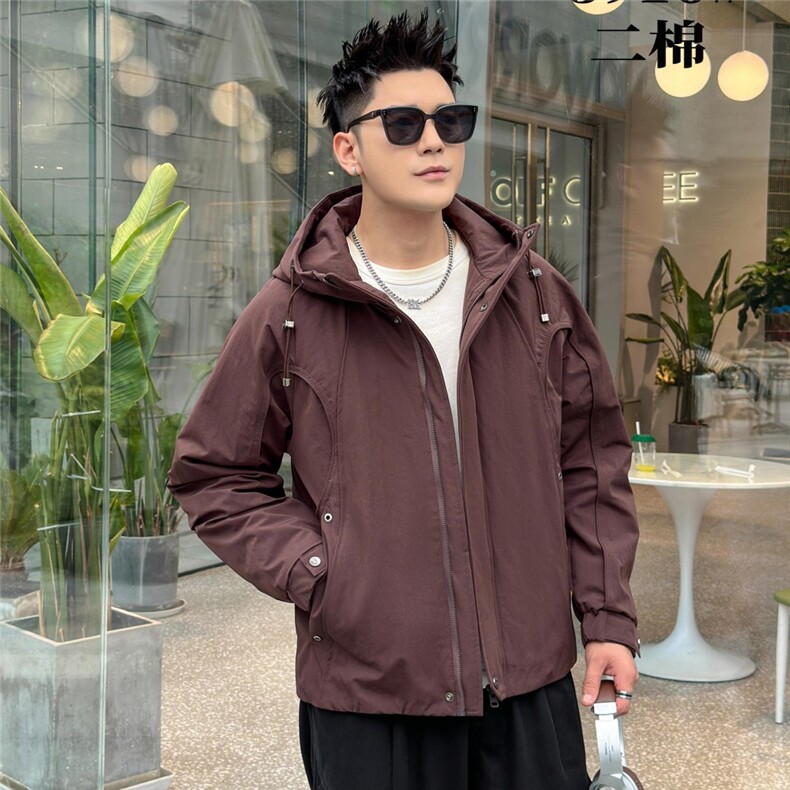 3916P1352025新款棉服加棉冲风衣夹克外套,男装夹克,星座414（原B263）
