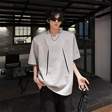 2025新款撞色T恤男美式宽松重磅高密罗口圆领短袖A210A-TX28-P30,男装T恤,电商A210A,电商基地 2025新款撞色T恤男美式宽松重磅高密罗口圆领短袖A210A-TX28-P30,男装T恤,电商A210A,电商基地