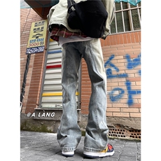 【现货】XZ612-K694-P55控79美式复古解构立体裁剪渐变牛仔裤，男装牛仔裤，星座612