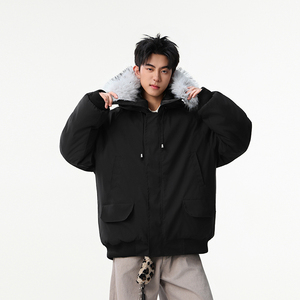 现货-美式复古派克服毛领棉服冬季保暖棉衣218-7-M133-P135-控188，男装棉衣，星座218-7