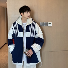 2025秋冬拼色内里羊羔毛夹克棉服M2003/P108控138(薄款P98控128），男装夹克，电商A148