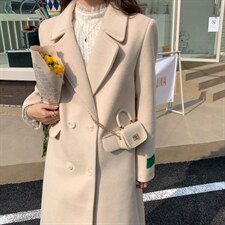 现货，单面羊绒大衣，其它，墨初