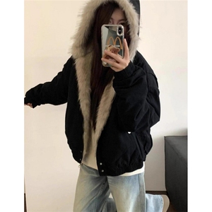 新款冬季座山雕美式cleanfit连帽棉服男女外套加厚棉衣 M1081图片