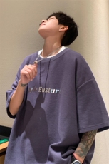 ！2025夏季新款男士华夫格短袖T恤半袖TXH2401特P23控38，男装T恤，电商B220