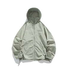 户外防晒衣防紫外线超轻薄冰丝情侣款连帽防晒服25XJ55238特批，男装防晒衣，电商A042