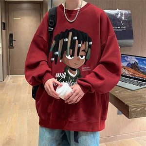 直播360克重磅美式潮牌印花卫衣Y116特P28 同步供应华棉品质图片