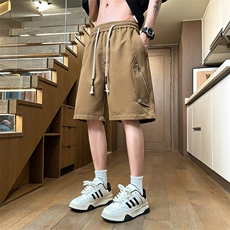 美式无影墙工装短裤男夏季宽松直筒中裤休闲五分裤A436-1502-P35，男装牛仔裤，电商A436