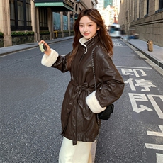 新品5613-P225-K345-羊羔毛皮衣，女装皮衣，2C275