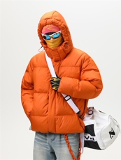 潮流宽松休闲棉衣潮牌高街棉服A161-9893-P100，男装棉衣，电商A161