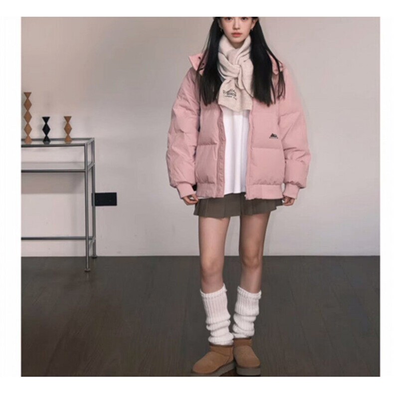 网络图现货羽绒棉服纯色中性风宽松保暖外套RM897-P85,男装棉衣,星座1005-4