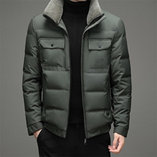 LD659钱塘2020-2秋冬新款中青年男士时尚休闲翻毛羽绒服外套P240，男装羽绒服，钱塘207-2