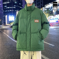 港风新款冬季时尚百搭宽松羽绒服外套YR6181P195控258，男装羽绒服，电商A268A