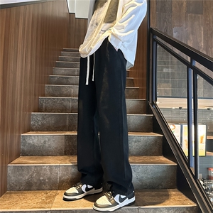 K1220-p30-控59oversizecleanfit黄泥牛仔裤直筒裤老爹裤长裤