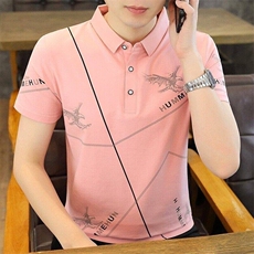 25002-P35夏季休闲时尚T恤男短袖打底衫商务休闲短袖POLO衫，男装T恤，电商D310B-1