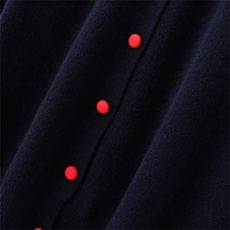 2025年秋季手工提花圆领开衫时尚百搭休闲，女装羊毛衫，北娇羊绒