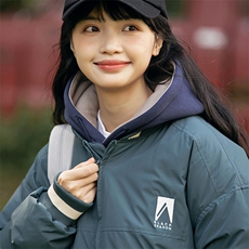 2026冬季新款男日系潮牌纯色刺绣白鸭绒羽绒服加厚外套YR38-F219，男装羽绒服，电商A101（原外27）
