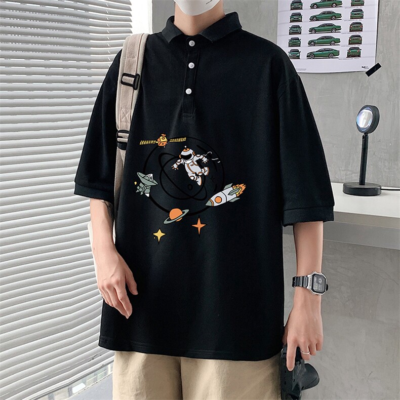PL57142-P35翻领短袖polo衫男大码胖子半袖t恤男有领保罗衫模特,男装Polo衫,电商A040