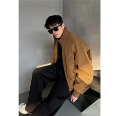 MA757-P95网图韩版立领棒球服廓形飞行服棉服面包服外套，男装棉衣，星座1611A