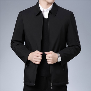 2023冬季新款加厚棉衣中老年男夹克中长款男装棉服ZL1955-P155图片