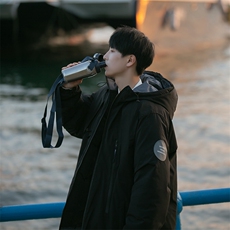 B225-W8524-P145-X188-工装拉链装饰棉服，男装棉衣，电商B225