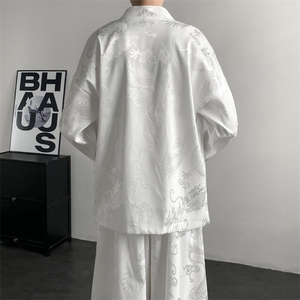 2026春装新款新中式 龙纹夹克开衫外套 唐装汉服  2512-P50图片