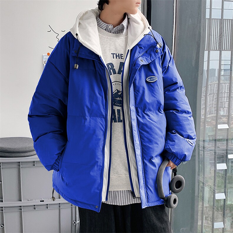 中性风连帽假两件棉服cityboy加厚棉衣男女同款MYM5555-P95,男装棉衣,星座717