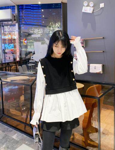 假两件套，女装，一家人