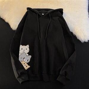 WY2164-P35 加绒款-P40 纯棉连帽卫衣男大码运动帽衫宽松薄外套男图片