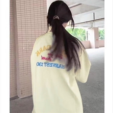 万针全刺绣工艺抖音得物高品质260克重磅纯棉双纱美式高街短袖T恤，男装T恤，电商A486-1