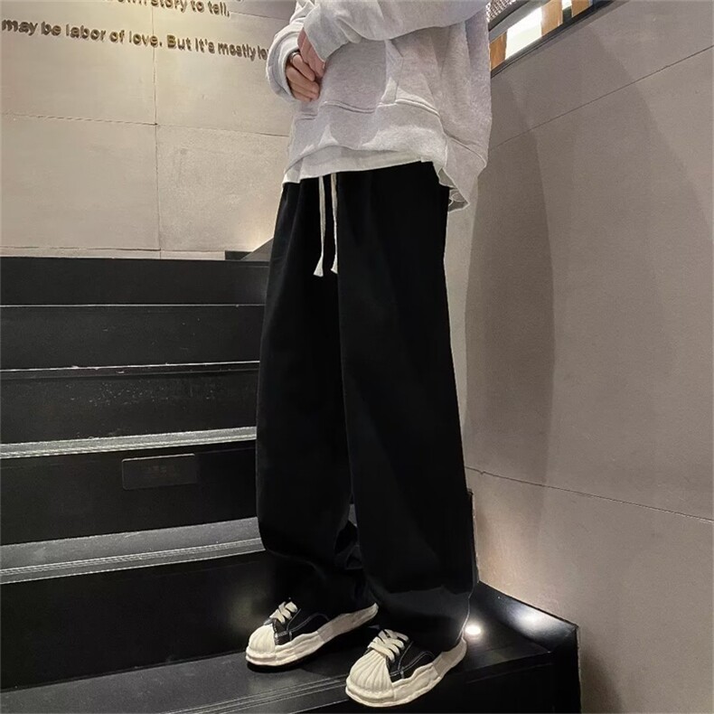 新款高街vibe休闲长裤男士秋冬季美式潮牌工装直筒裤子K2938-P35,男装休闲裤,星座1008