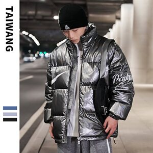 90%白鸭绒 冬装新款亮色立领羽绒服男潮流个性外套 A436-912-P175图片