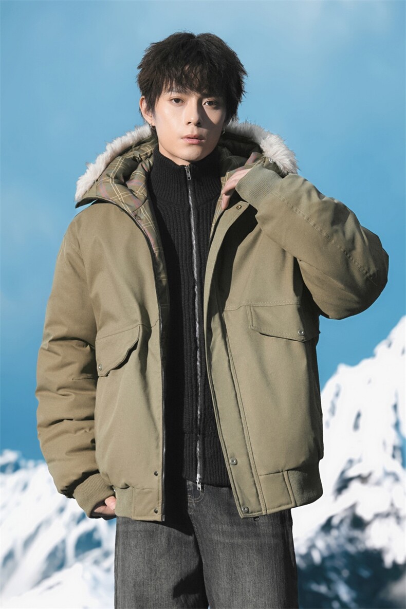 韩版冬季新款舒适亲肤潮流百搭男棉袄外套加棉加厚棉服2998-P115,男装棉衣,电商B306