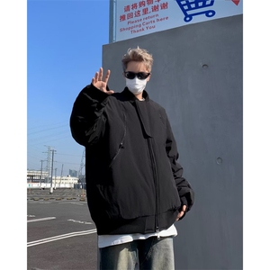 棒球服外套男士2024早春秋季潮牌宽松百搭休闲男装上衣夹克 J8239图片